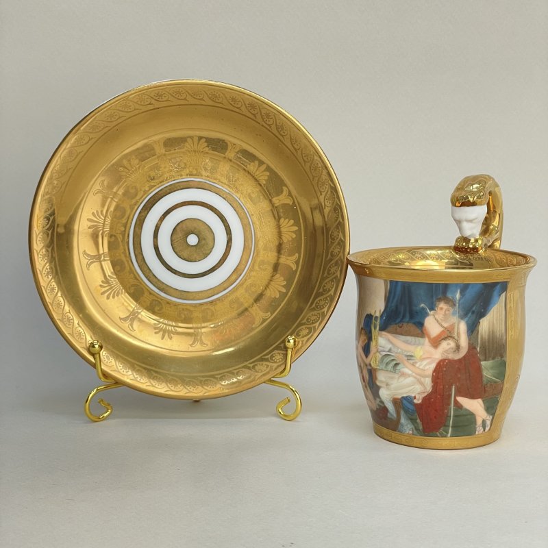 Чашка с блюдцем для шоколада 1950-1960 гг. Европа