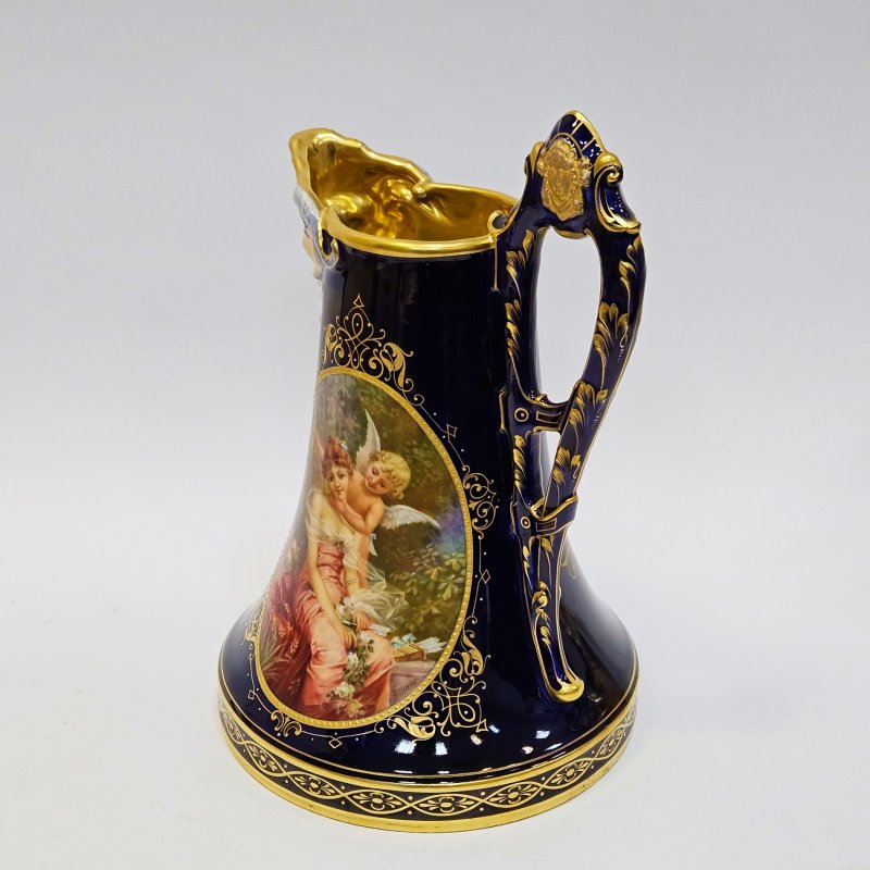 Кувшин с маскароном  для воды В стиле Royal Vienna Австрия 1900