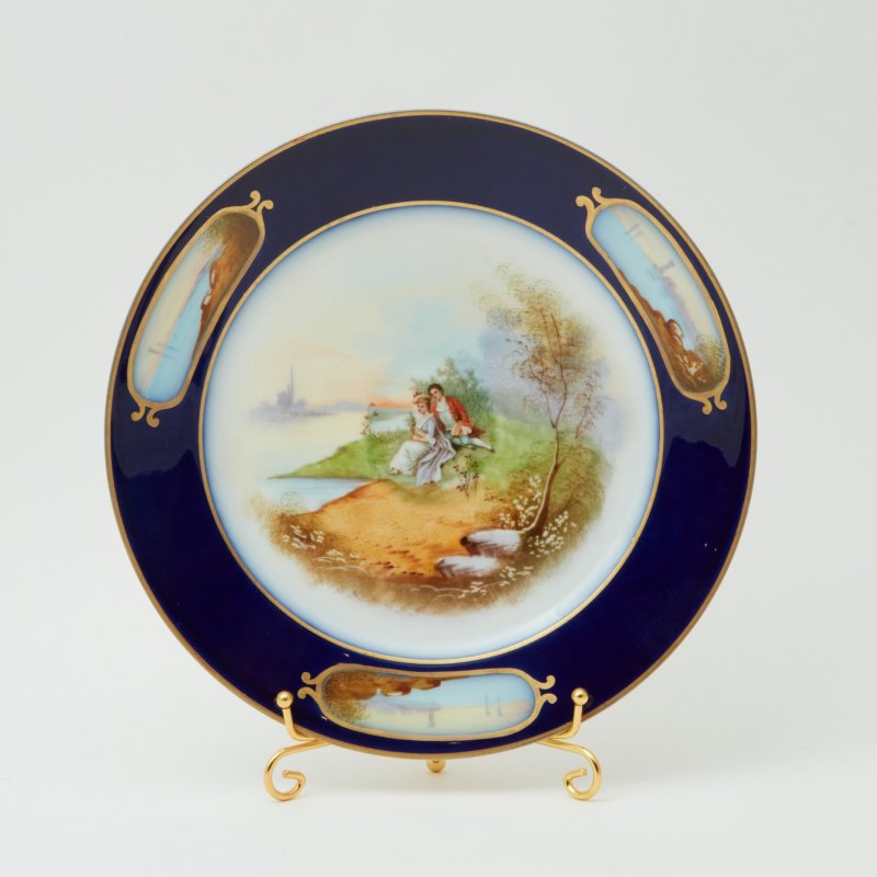 Сет 6 пирожковых тарелок Limoges