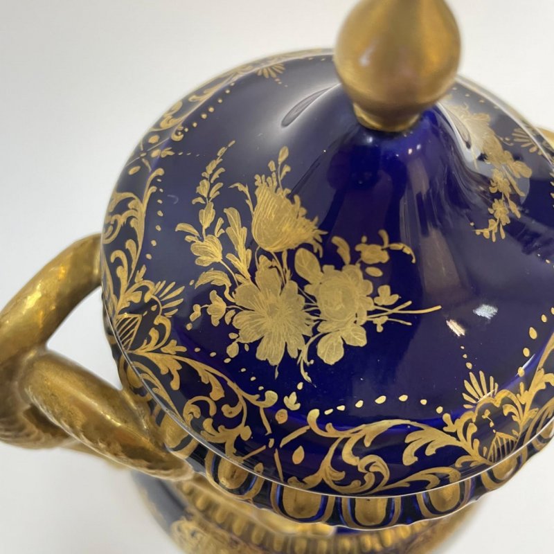 Парные вазы Meissen 1870-80 гг