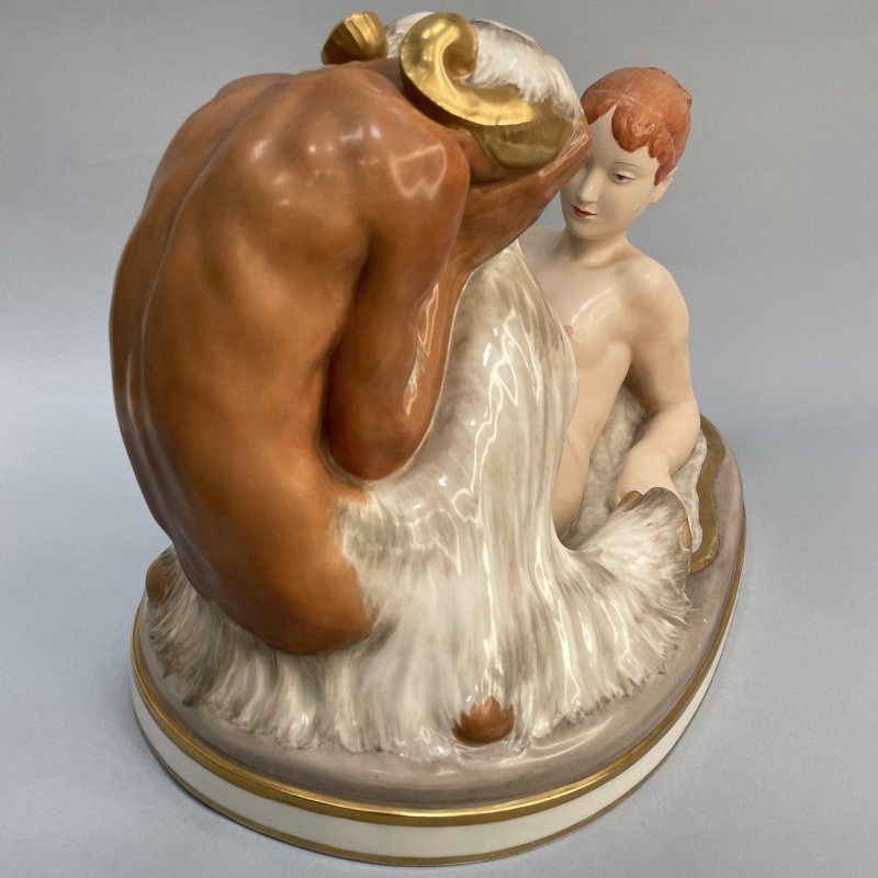 Уникальная статуэтка Печаль Герхарда Хеннинга Royal Copenhagen 1918 г Дания (к)