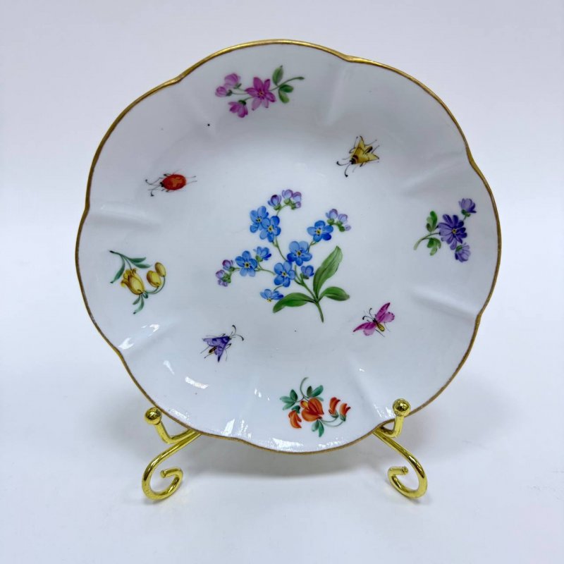 Чашка с блюдцем для кофе Meissen начало 20 века Германия