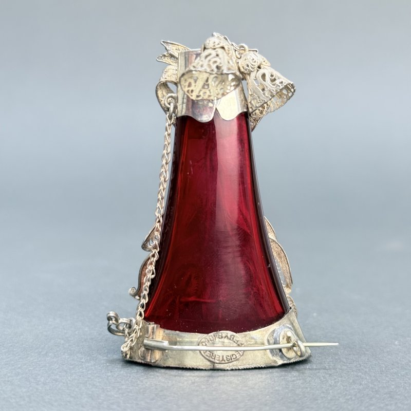 Портбукет, или порт-букет (фр. porte-bouquet) серебро Франция 1860 гг