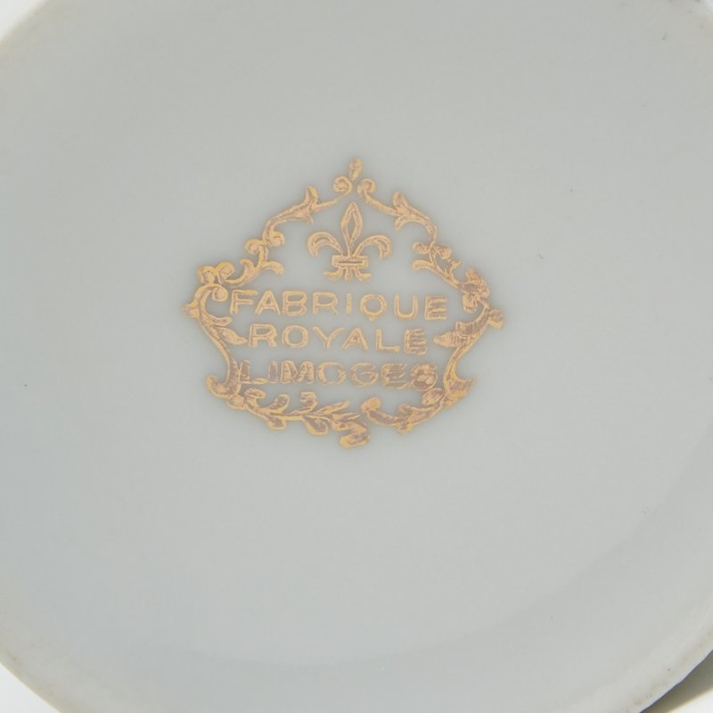 Кофейная пара с птицей Limoges