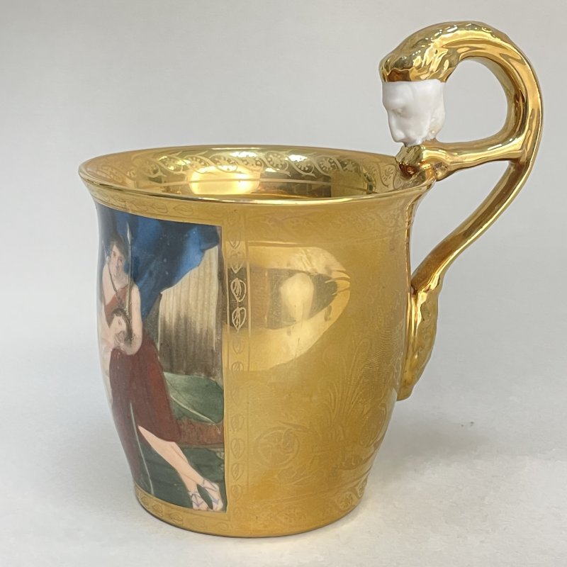 Чашка с блюдцем для шоколада 1950-1960 гг. Европа