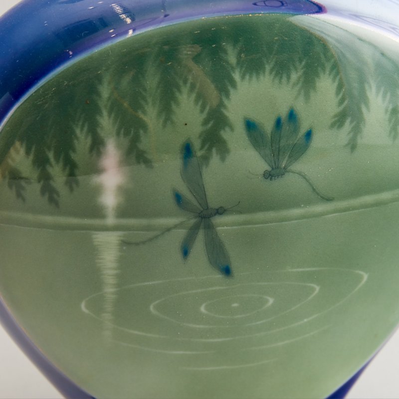 Ваза с лебедями (редкое клеймо)