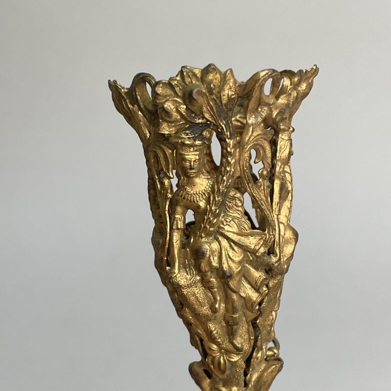 Портбукет, или порт-букет (фр. porte-bouquet) латунь с золочением Франция 1880 гг