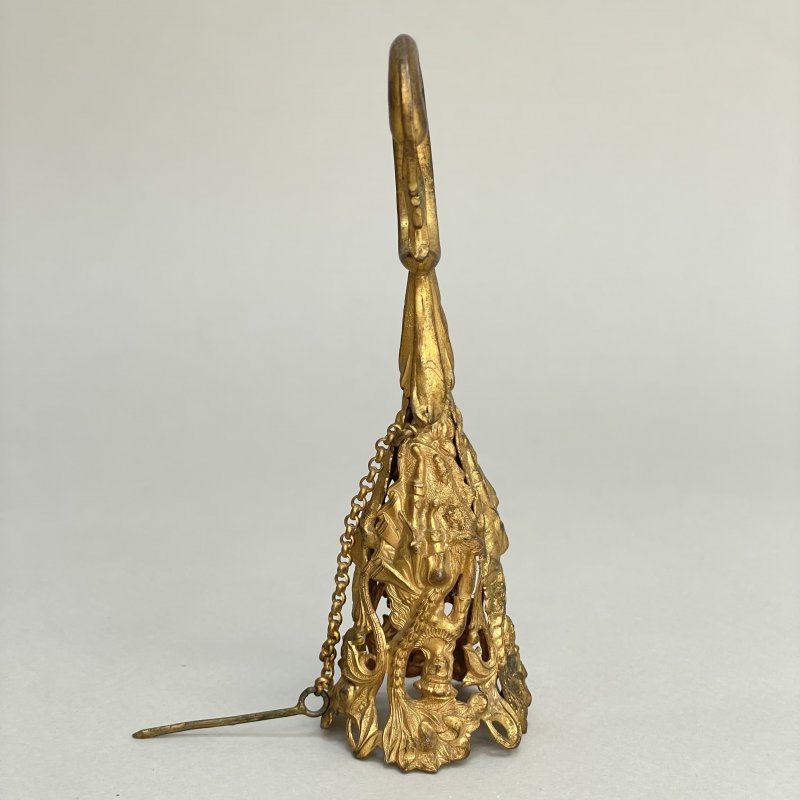 Портбукет, или порт-букет (фр. porte-bouquet) латунь с золочением Франция 1880 гг