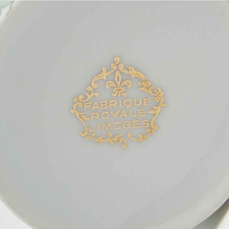 Кофейная пара с птицей Limoges