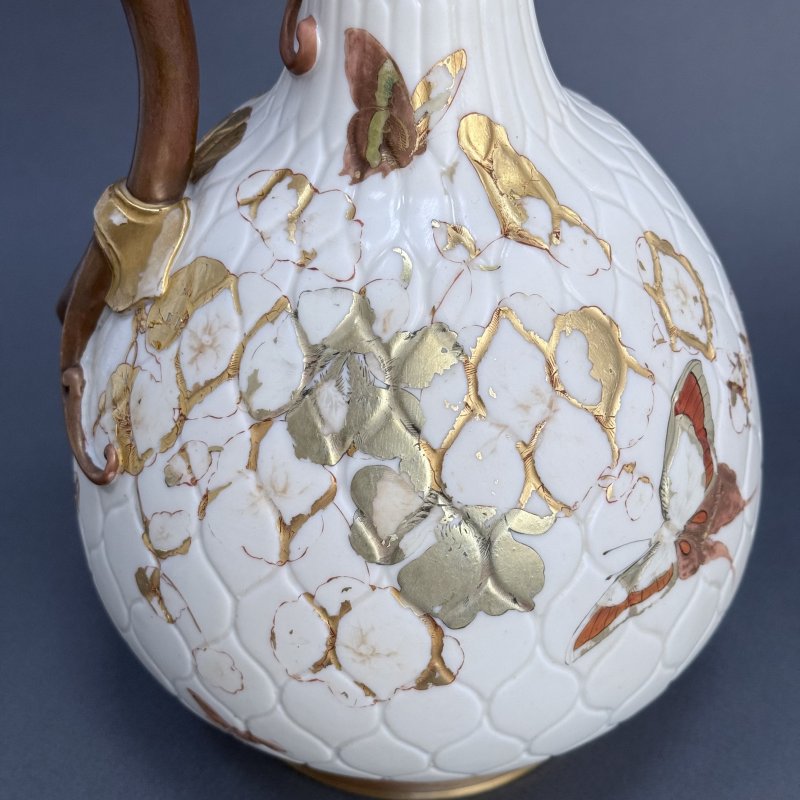 Пара кувшинов Royal Worcester Англия 1884-1886 г
