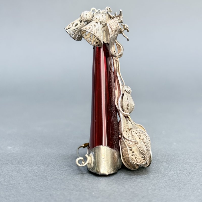 Портбукет, или порт-букет (фр. porte-bouquet) серебро Франция 1860 гг