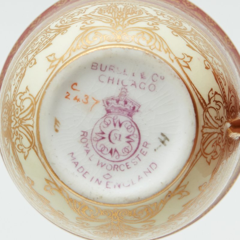 Кофейная пара Royal Worcester Phillips