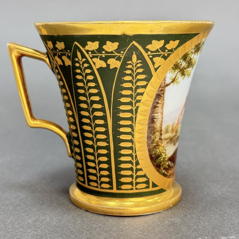 Зелёный сервиз Dagoty à Paris Франция 1800-1810 гг (к)