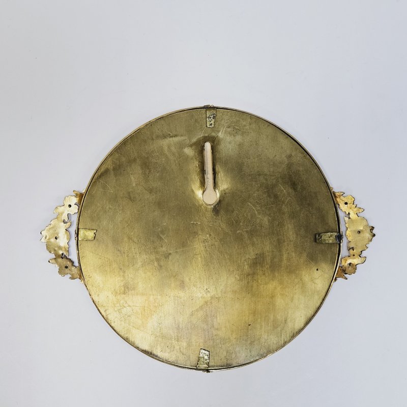 Круглая рамка бронза