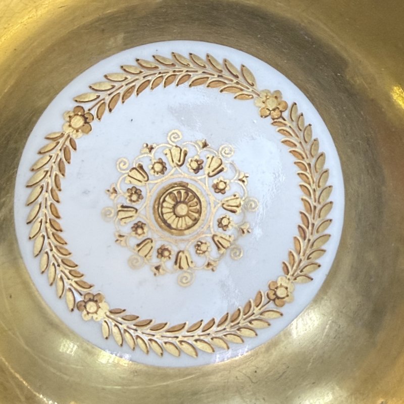 Ваза на ножке с 2 ручками Севрская мануфактура ( Sevres ) Франция 1820 г