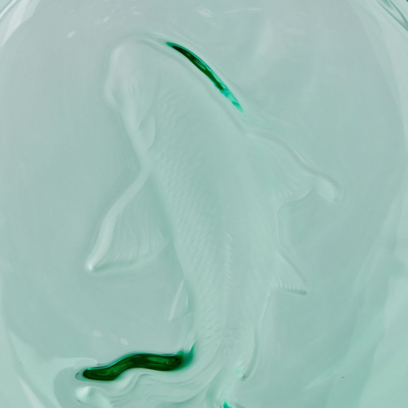 Хрустальная коллекционная ваза Koi Carp Lalique