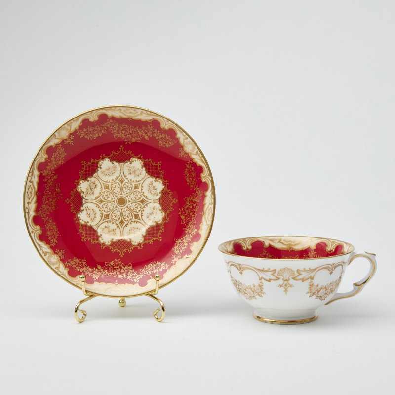 Чайная пара Crown Staffordshire