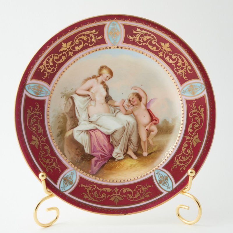 Блюдо Рококо в стиле Royal Vienna