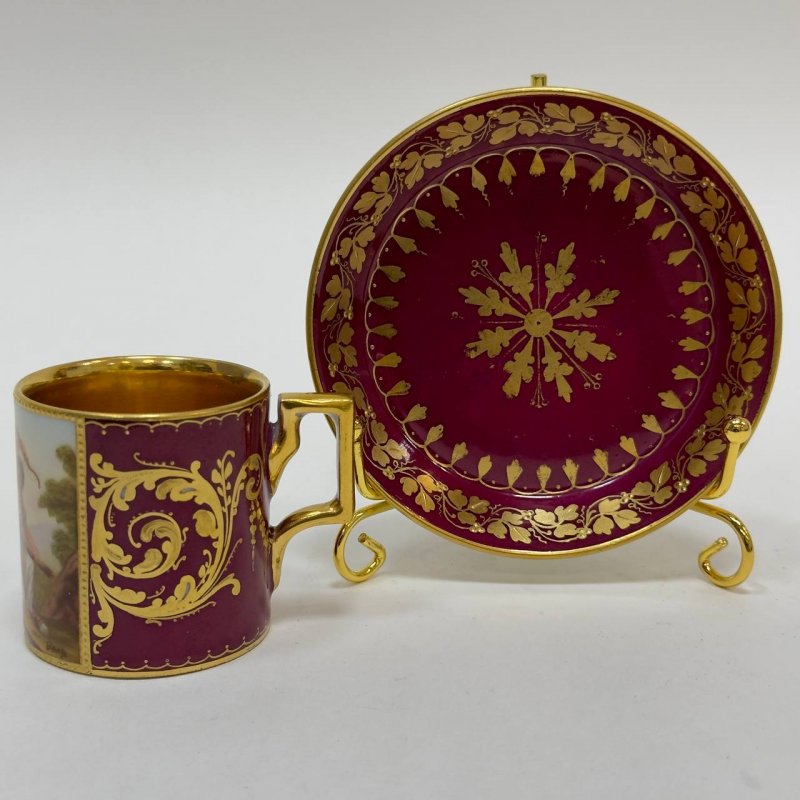 Кофейная пара Амур и Нимфа Royal Vienna (Д)