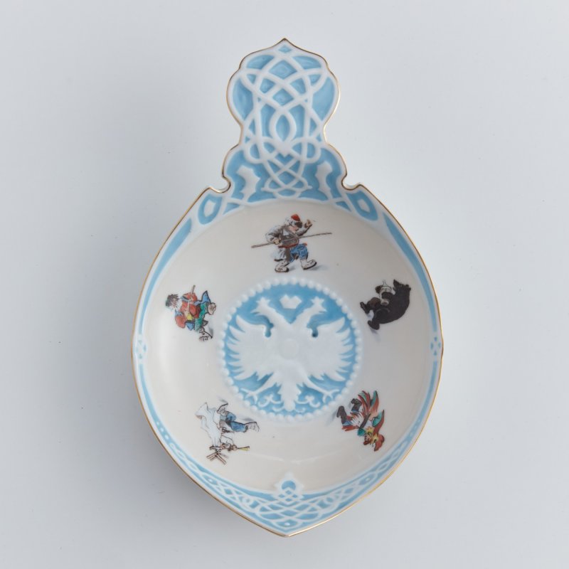 Ковш с рельефным Императорским орлом, оригинальный рисунок Н.Н. Каразина