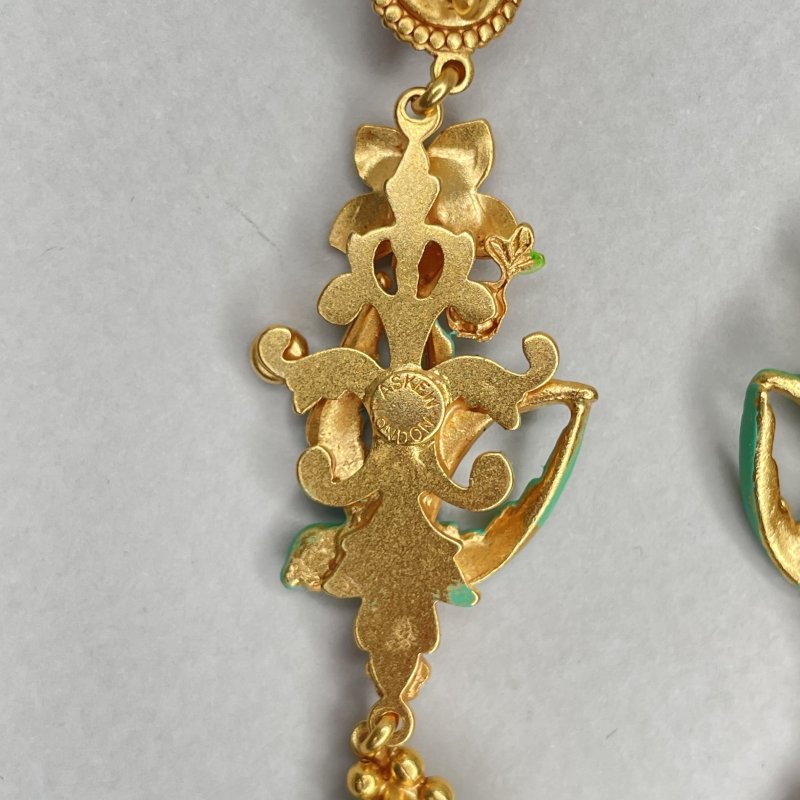  Серьги с ласточками Askew London 1990-2000 гг Англия (д)