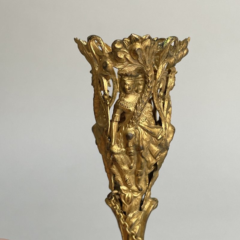 Портбукет, или порт-букет (фр. porte-bouquet) латунь с золочением Франция 1880 гг