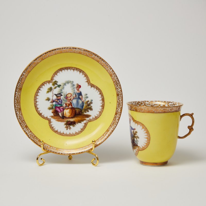 Чайная пара  Meissen