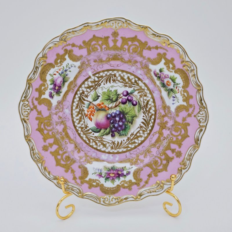 Декоративная фарфоровая тарелка ИФЗ Николай I 1825-1855гг