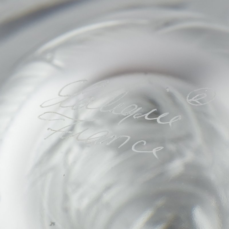 Хрустальная коллекционная ваза «Hirondelles» (Ласточки) Lalique