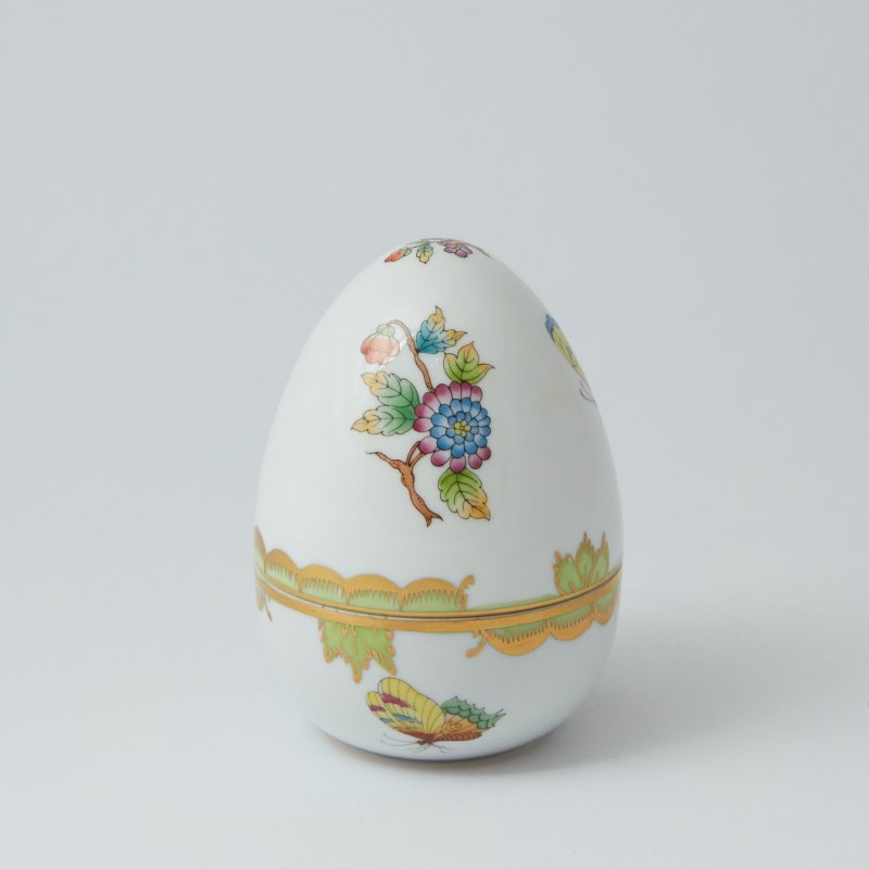 Шкатулка в форме яйца 1949г Herend