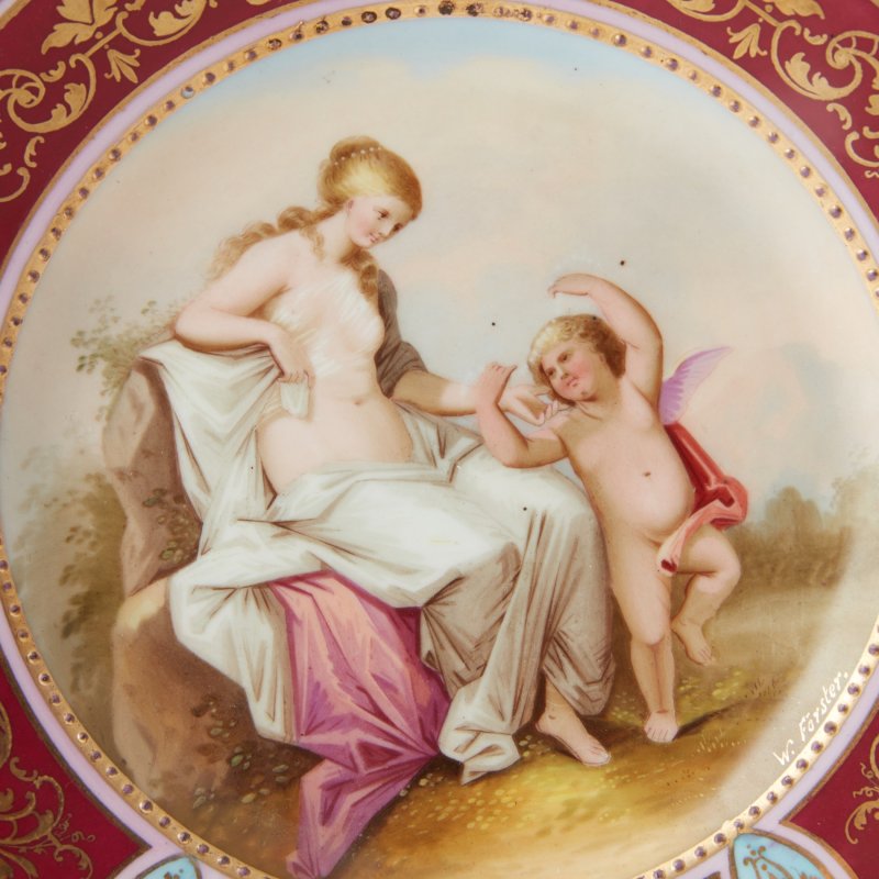 Блюдо Рококо в стиле Royal Vienna