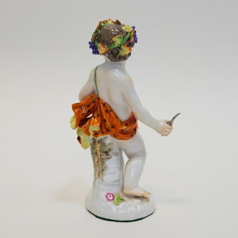 Фигурка Сбор винограда Путти Meissen
