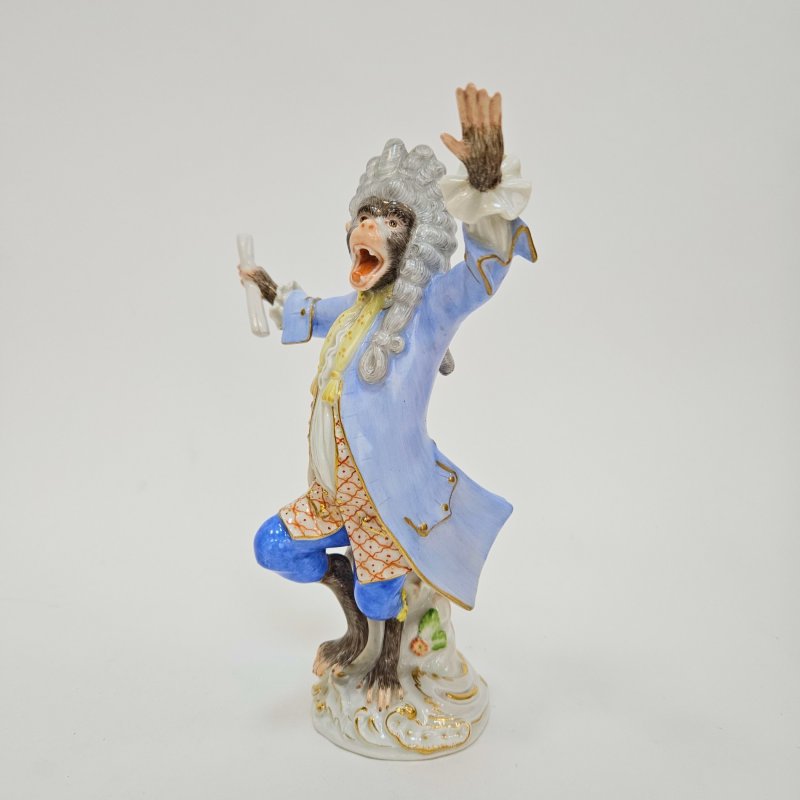 Статуэтка Дирижер обезьяньего оркестра Meissen (Н)