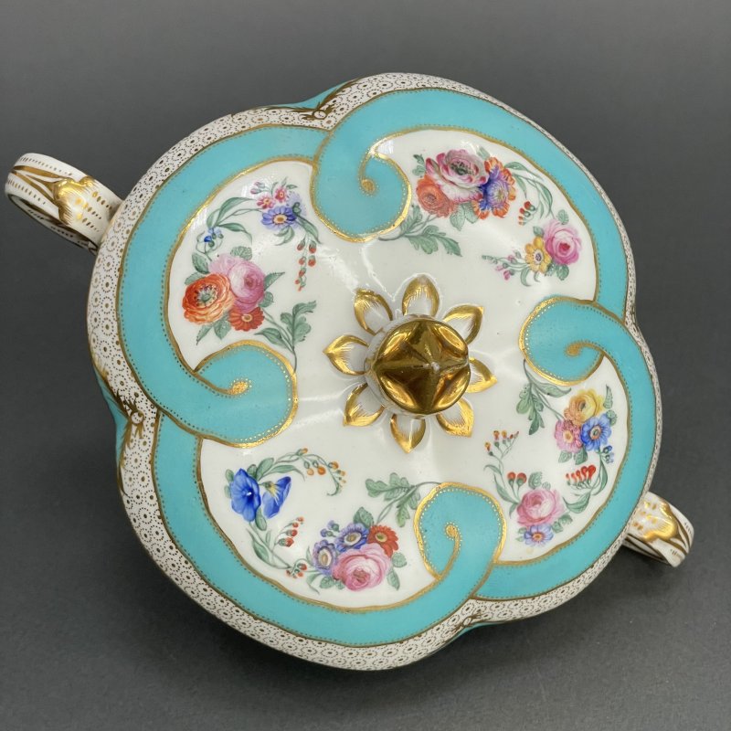 Террин с крышкой и блюдцем 1833-1847 (д)