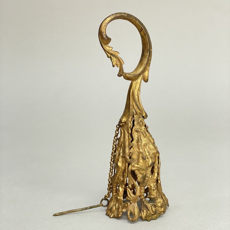 Портбукет, или порт-букет (фр. porte-bouquet) латунь с золочением Франция 1880 гг
