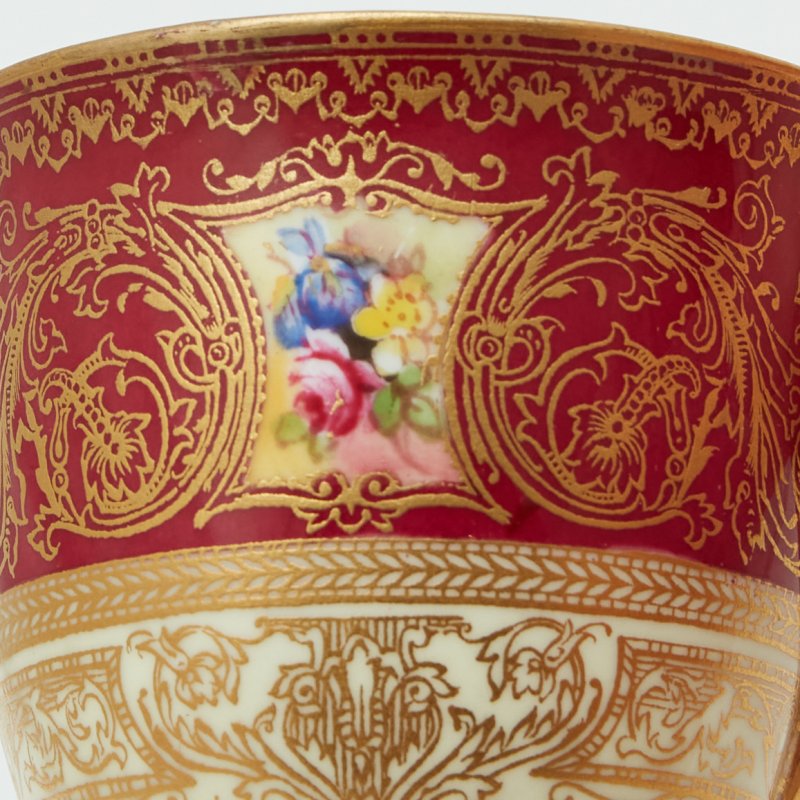Кофейная пара Royal Worcester Phillips