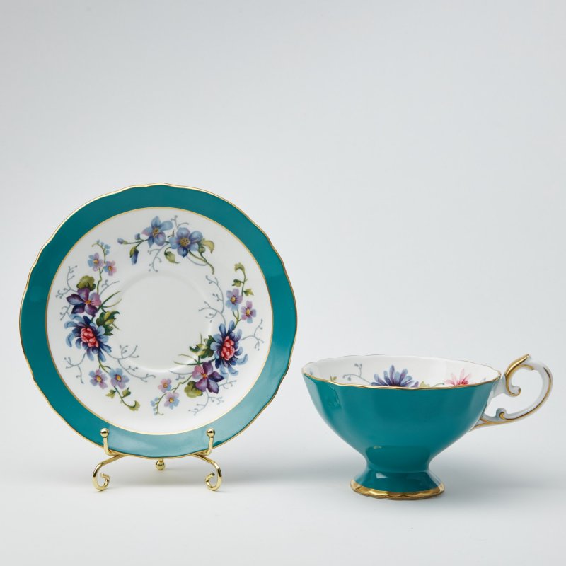 Чайная пара Crown Staffordshire