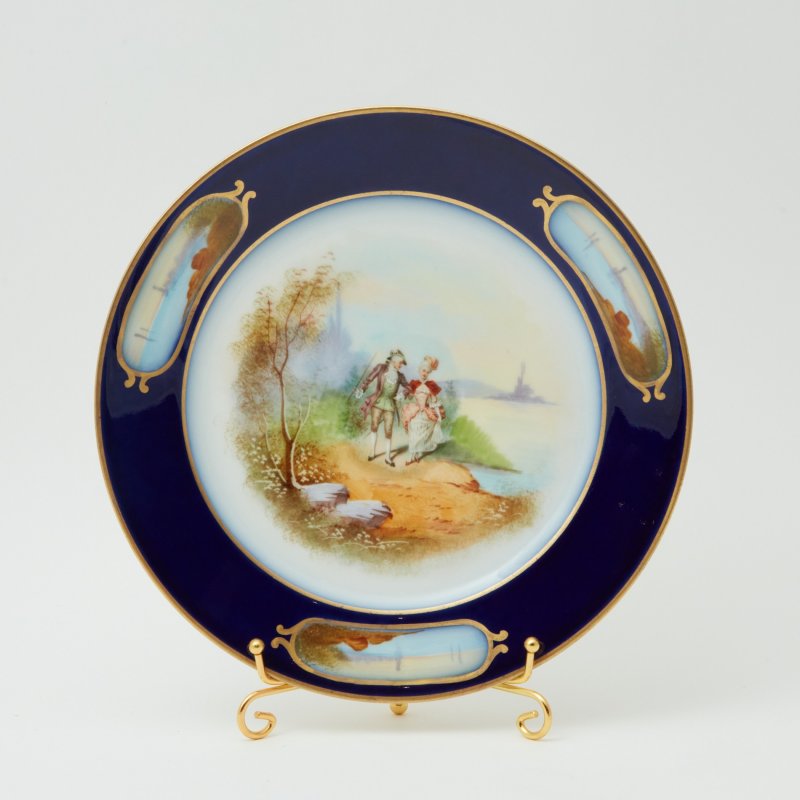 Сет 6 пирожковых тарелок Limoges