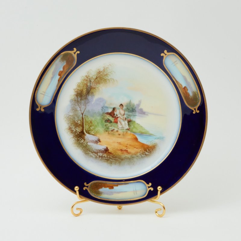 Сет 6 пирожковых тарелок Limoges