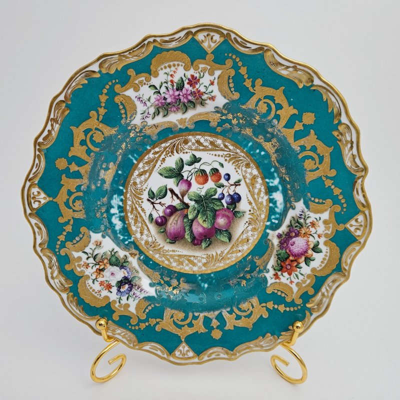 Декоративная фарфоровая тарелка ИФЗ Николай I 1825-1855гг