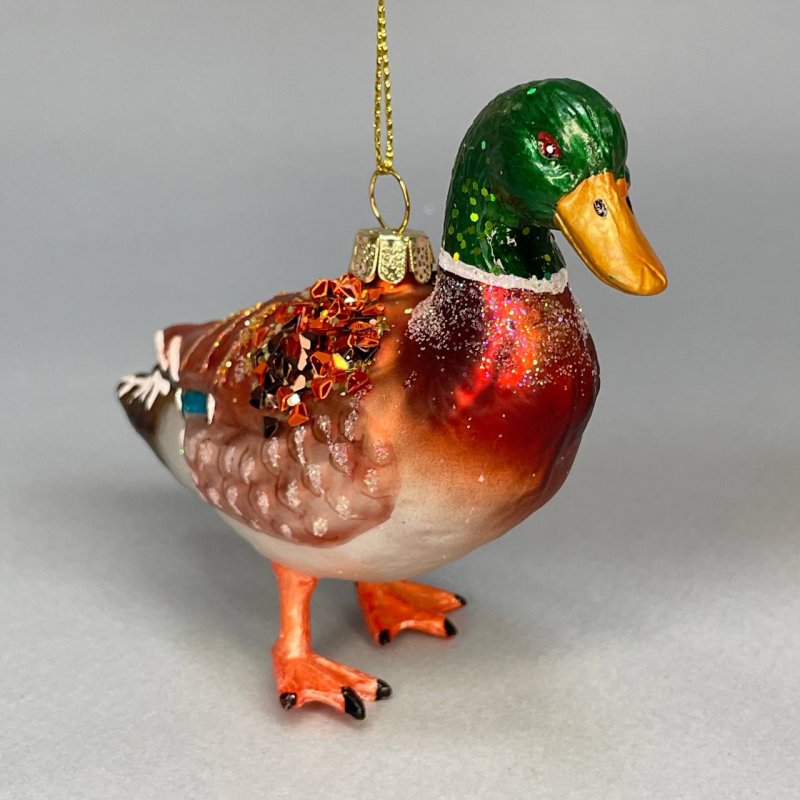 Елочная игрушка Селезень