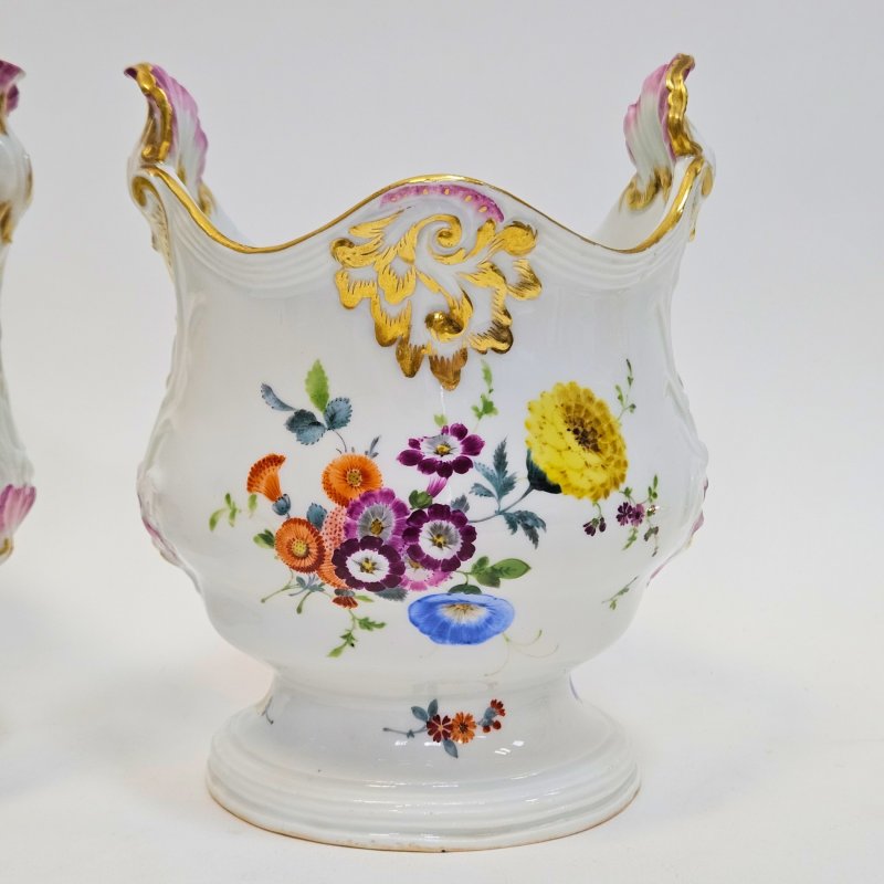 Кашпо Meissen с цветами (к)