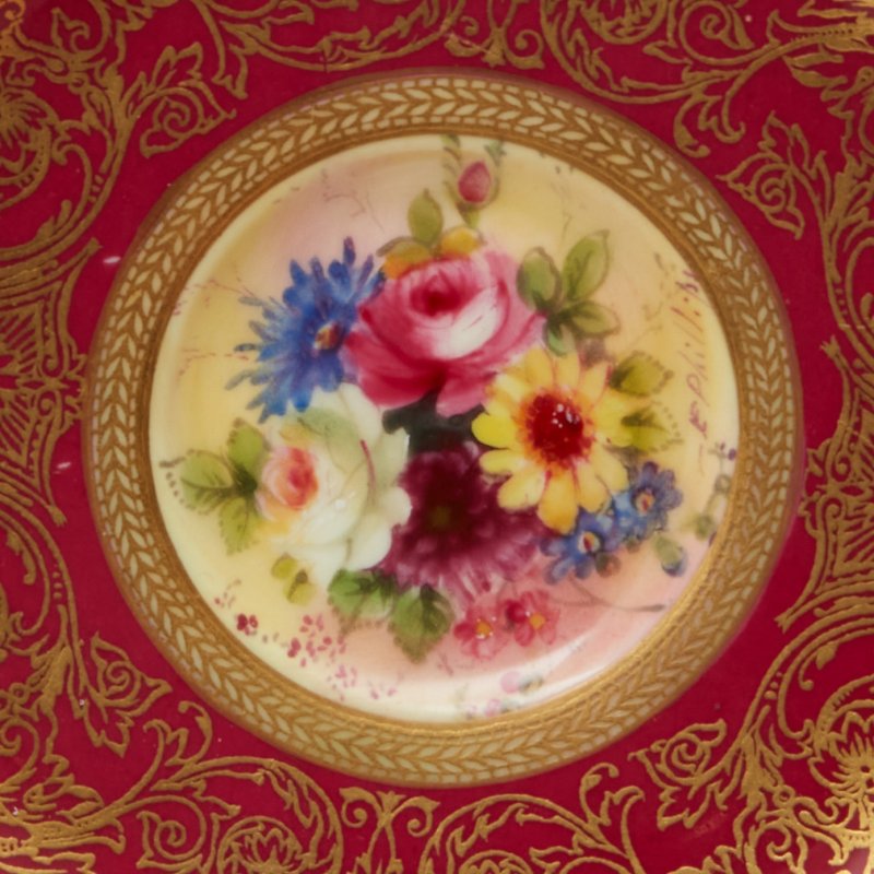 Кофейная пара Royal Worcester Phillips