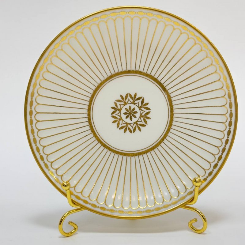  Чашка с блюдцем, фарфор, Севр, Франция,1814-1824 г, период Людовикка XVIII (к)