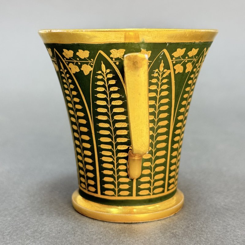 Зелёный сервиз Dagoty à Paris Франция 1800-1810 гг (к)