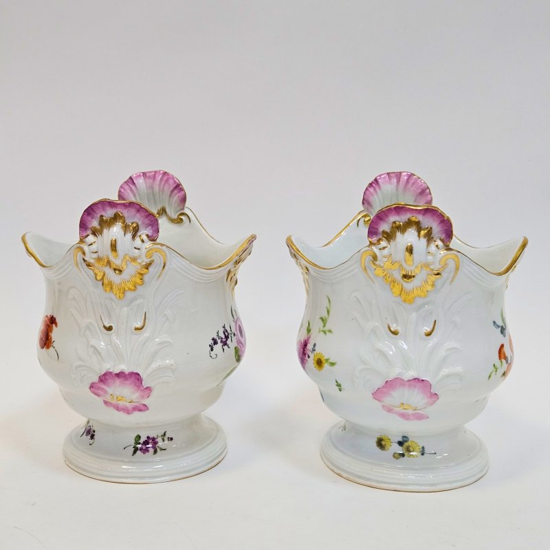 Кашпо Meissen с цветами (к)