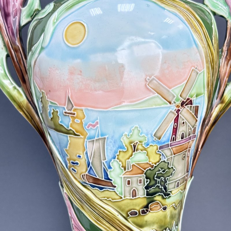 Парные керамические вазы Европа 20 век