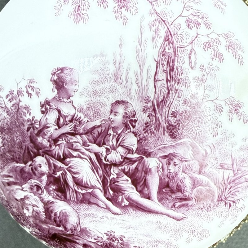 Фарфоровая шкатулка Meissen Германия 1860-1880 гг
