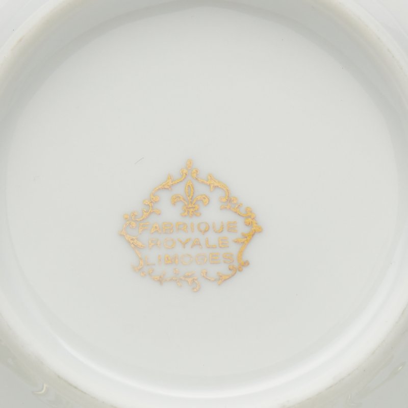 Кофейная пара с птицей Limoges