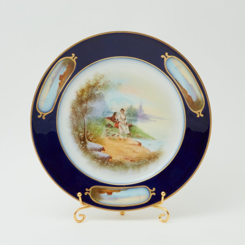 Сет 6 пирожковых тарелок Limoges